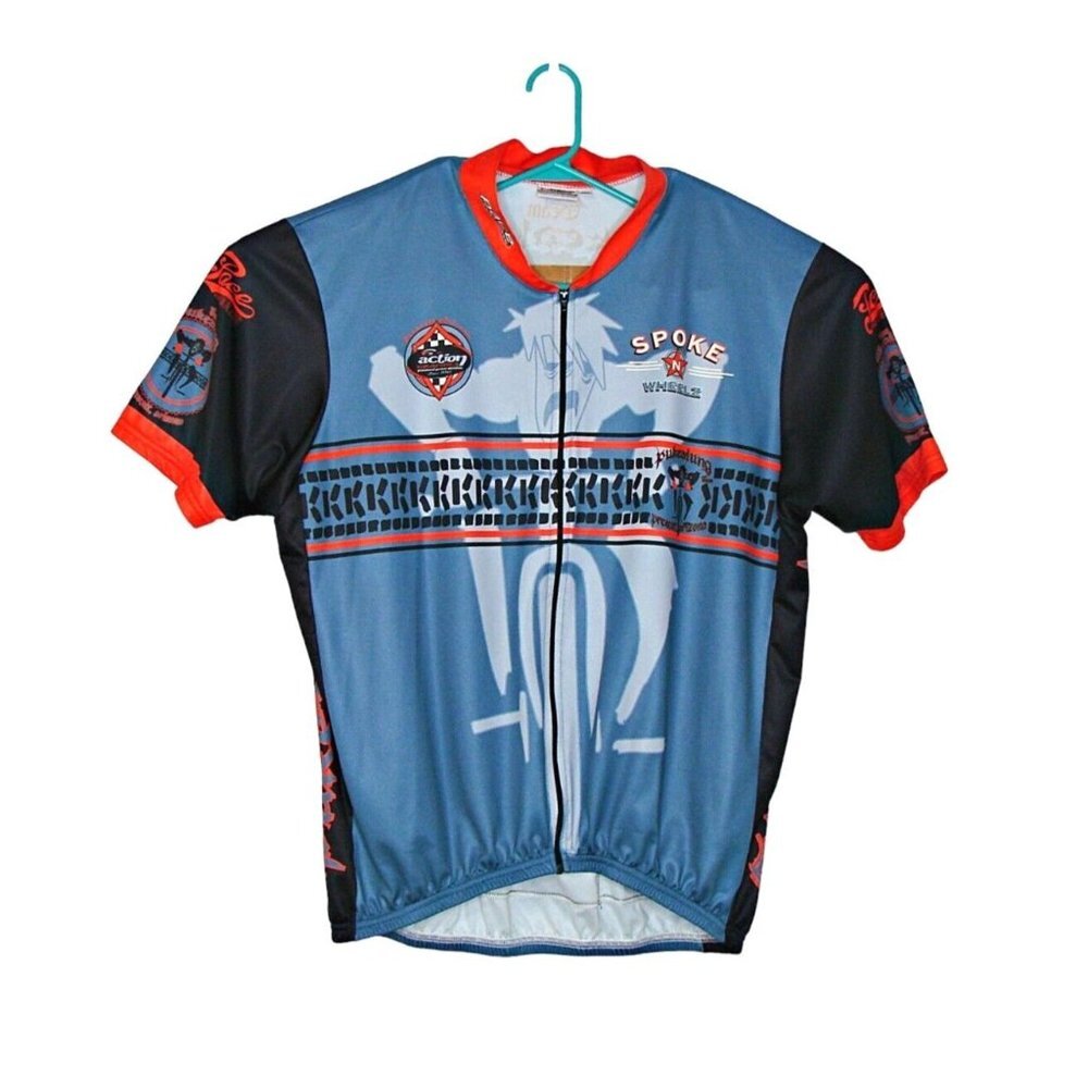 Pace Sportswear 3XL Cycling Jersey Pukealung Poly Vapor Tech Pockets Full Zip